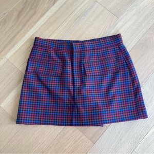 Zara plaid skort
